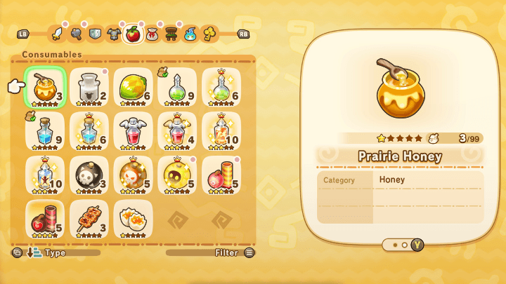 FANTASY LIFE i - Consumables