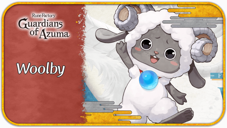 Rune Factory Guardians of Azuma (RFGoA) Woolby Character Profile and Voice Actor
