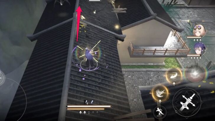 Move North and Defeat Enemies