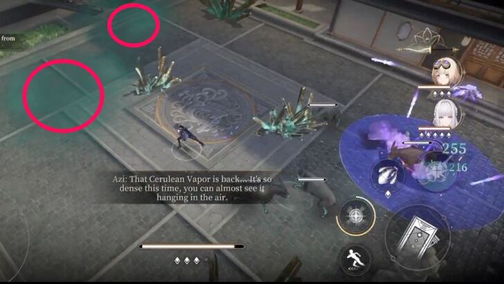 Fight Enemies While Avoiding Cerulean Fog