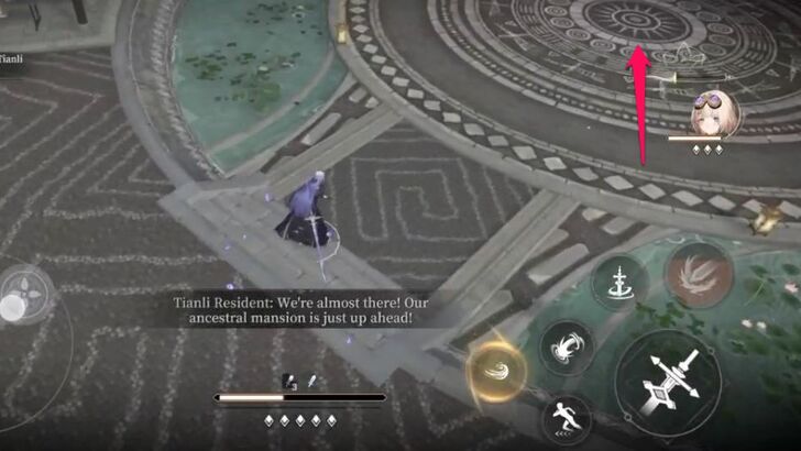 Go to the Middle Area