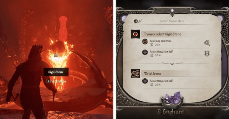 Sigil Stone Enchantment