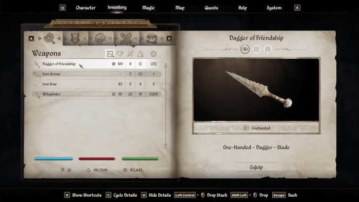 Dagger of Friendship