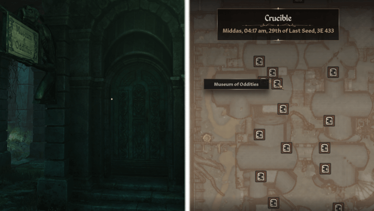 The Museum of Oddities - Step 1 - Head to the Museum