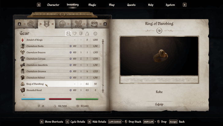 Ring of Disrobing