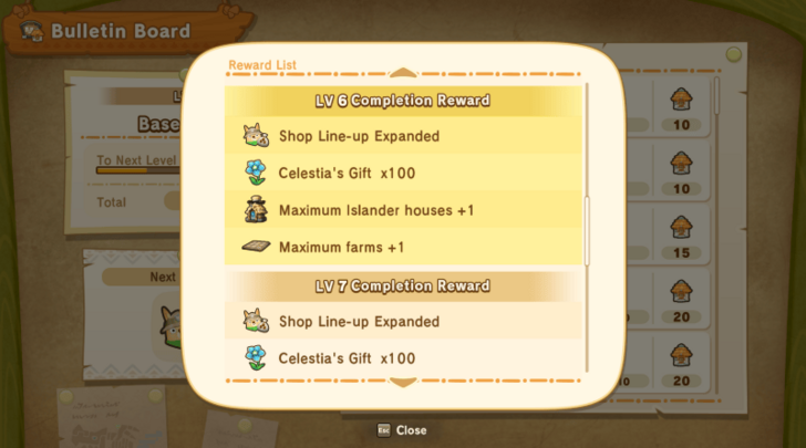 Base Camp Level Reward