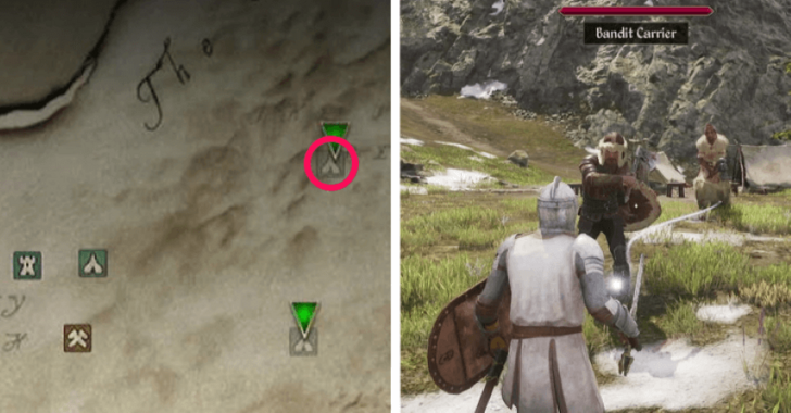 TES IV Oblivion Brotch Camp Location