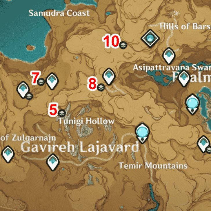 Genshin Impact - Fravashi Trees Underground Map.png