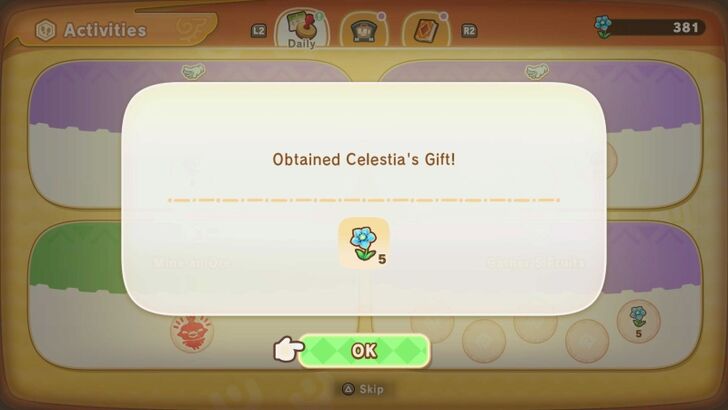 Celestia Gift Reward