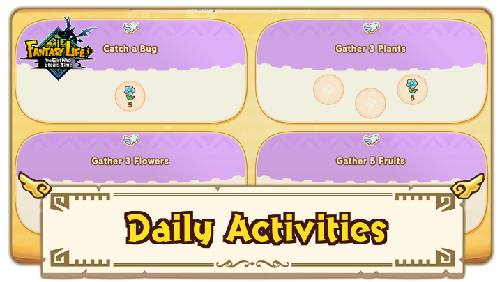 Fantasy Life i - All Daily Activities Guide