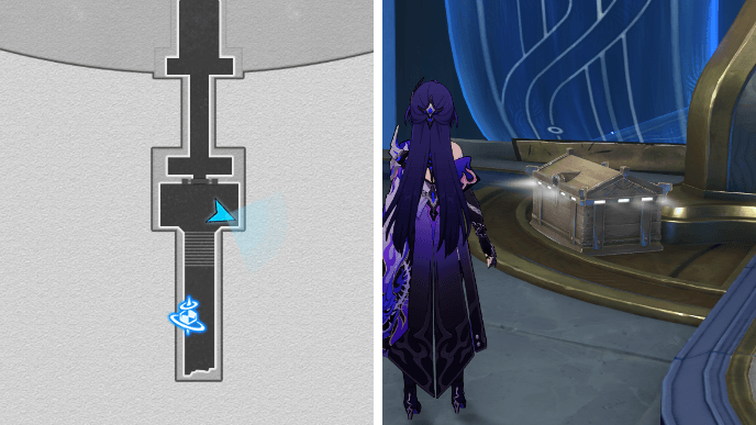 HSR Fortress of Dome Eye of Twilight Chest 1 Location