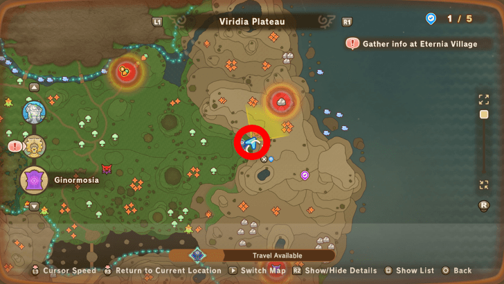 Viridia Plateau Leafe 4 map location