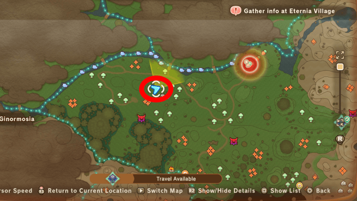 Viridia Plateau Leafe 1 map location