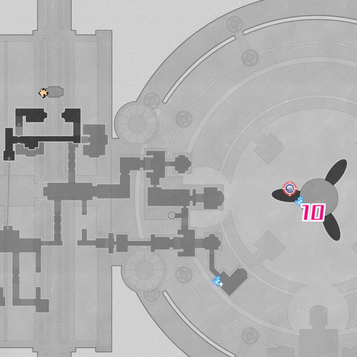 Honkai Star Rail - Creation Nymph Locations Fortress of Dome Eye of Twilight - F3