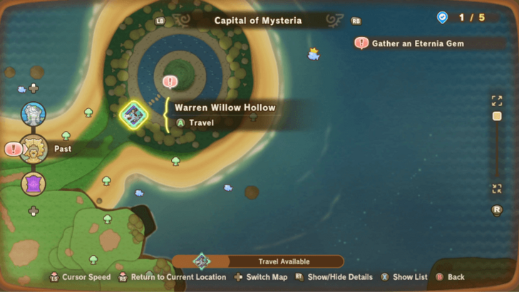 Eternia Gem Location