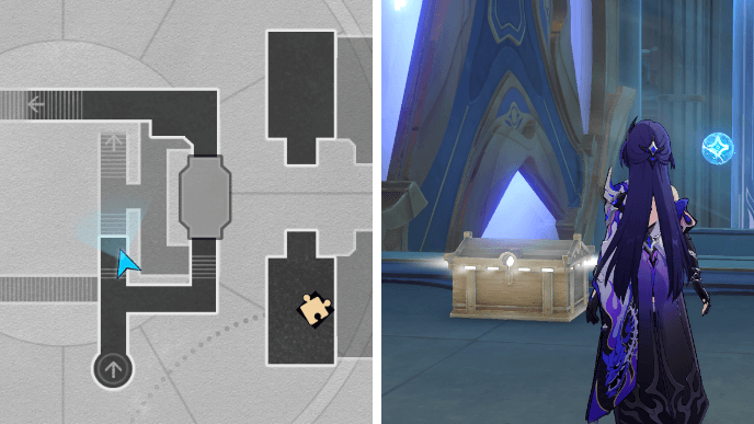 HSR Fortress of Dome Eye of Twilight Chest 25 Location