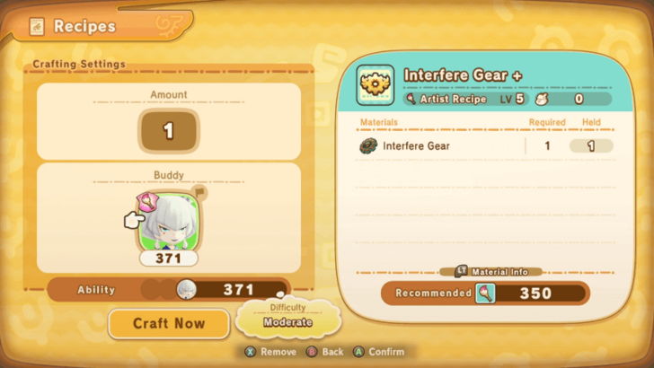 Interfere Gear +