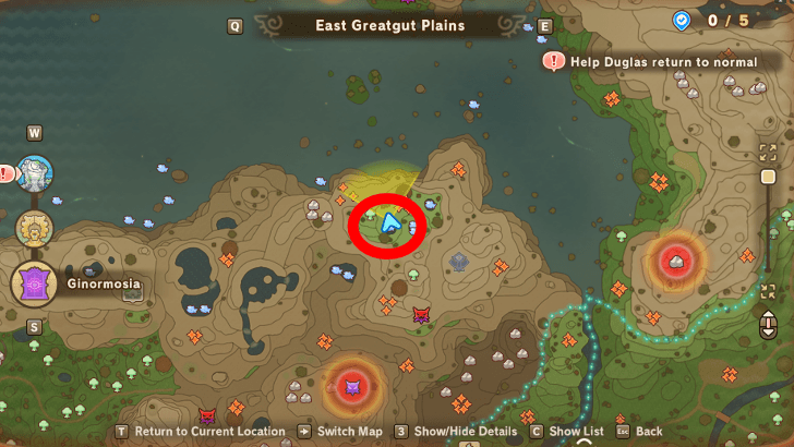 Hammer of Time Recipe map location