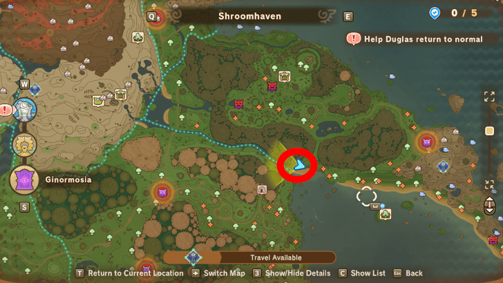 Staff of Time Recipe map location