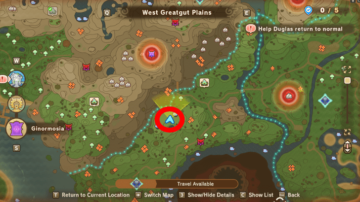 Shield of Time Recipe map location