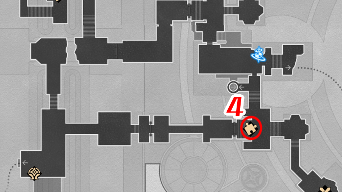 Honkai Star Rail - Prophecy Tablet Locations Cloudedge Bastion Ruins Eye of Twilight - F4 West