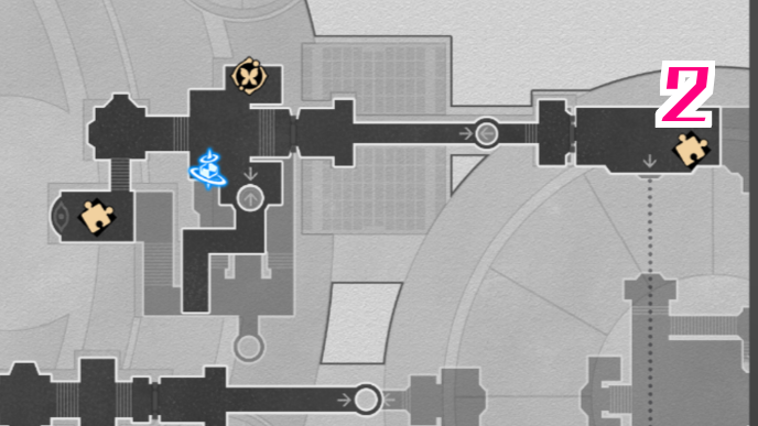 Honkai Star Rail - Prophecy Tablet Locations Fortress of Dome Eye of Twilight F2 East