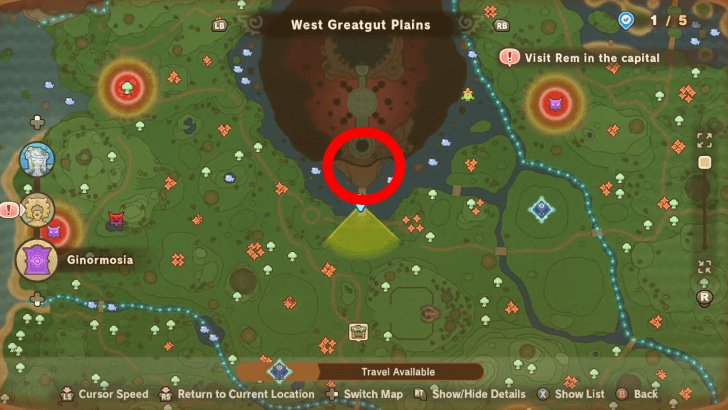 Greatsword of Time Recipe map location