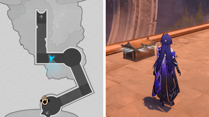 HSR Lightless Chapel Dawncloud Chest 2 Location