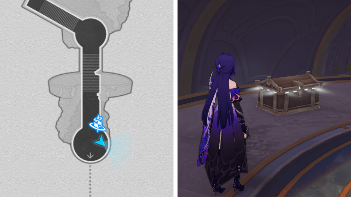 HSR Lightless Chapel Dawncloud Chest 5 Location