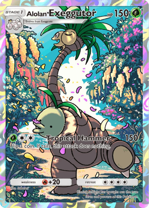 Pokemon TCG Pocket - A3 156 Alolan Exeggutor