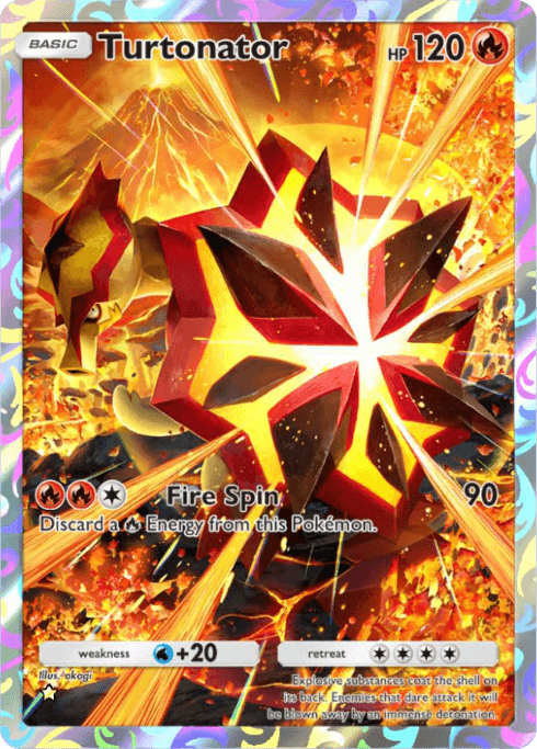 Pokemon TCG Pocket - A3 161 Turtonator