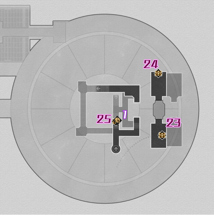 HSR Fortress of Dome Eye of Twilight Chest Map B2