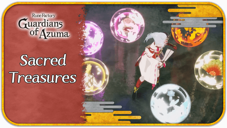 Rune Factory Guardians of Azuma - List of All Sacred Treasures