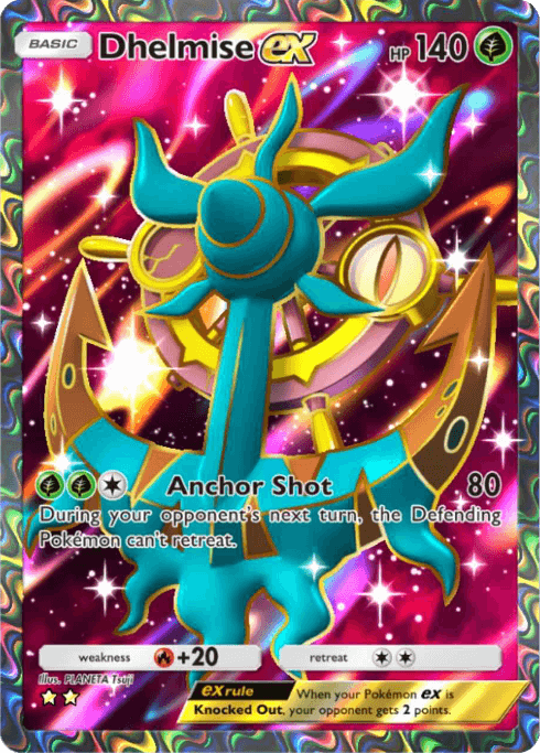 Pokemon TCG Pocket - A3 181 Dhelmise ex