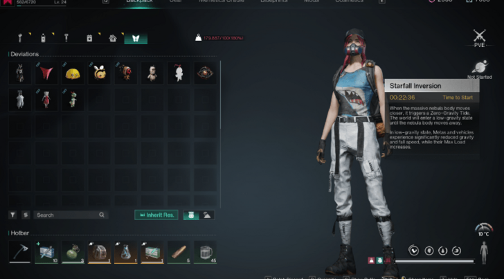 Starfall Inversion - Mechanics