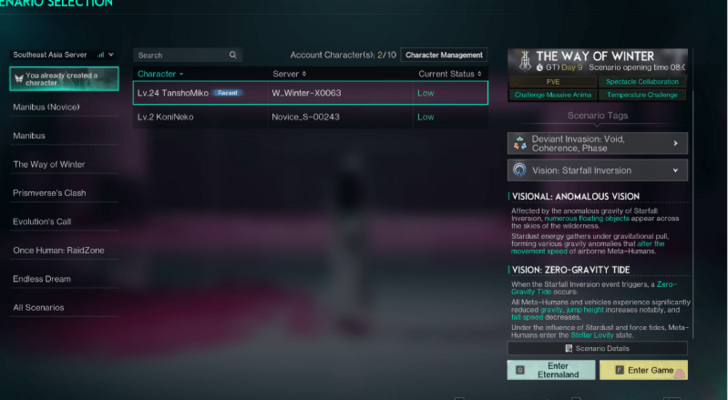 Starfall Inversion - Limited Time Event