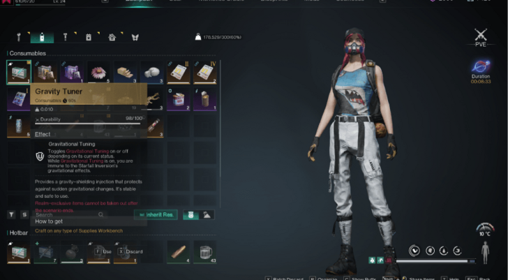 Starfall Inversion - Gravity Tuner