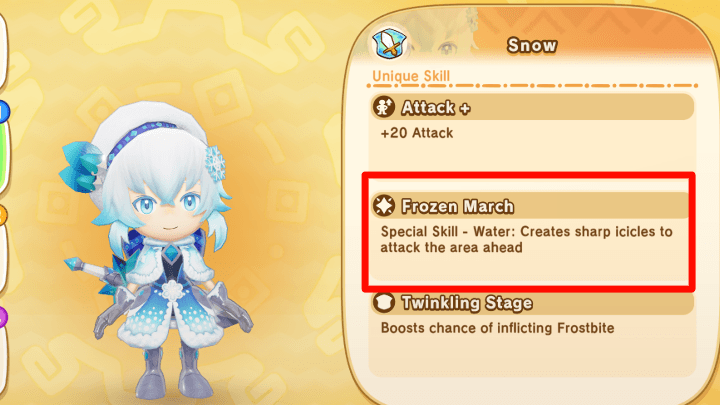 FANTASY LIFE i - Snow Special Skill