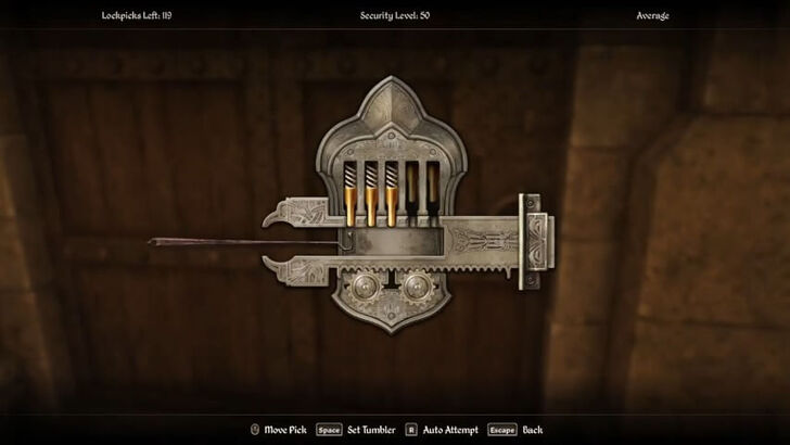 TES IV Oblivion Private Quarters Lock