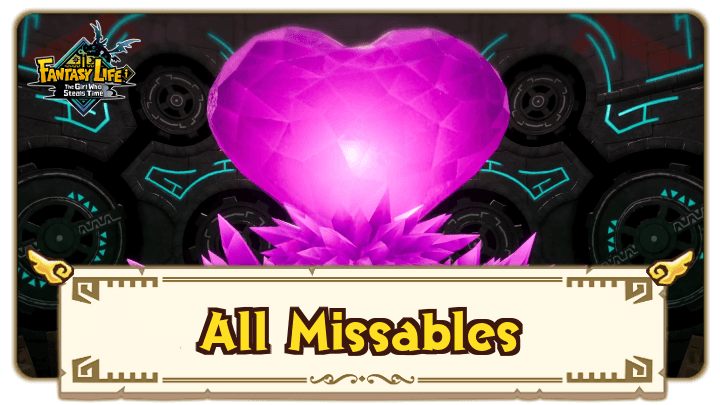 FANTASY LIFE i - Missables