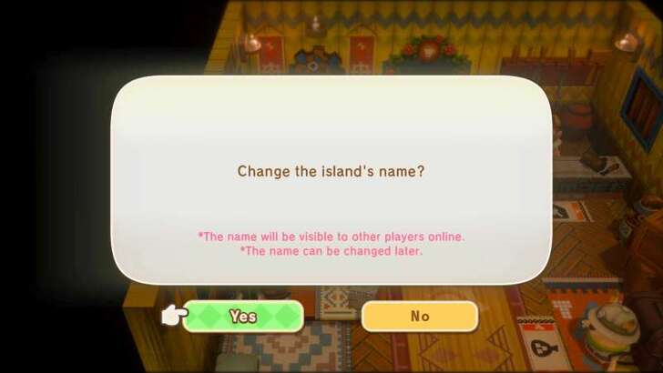 Island Name Prompt