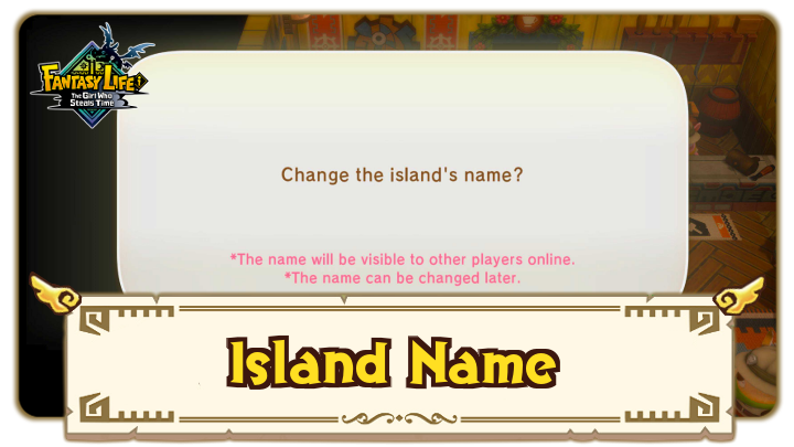 Fantasy Life i - How to Change Island Name