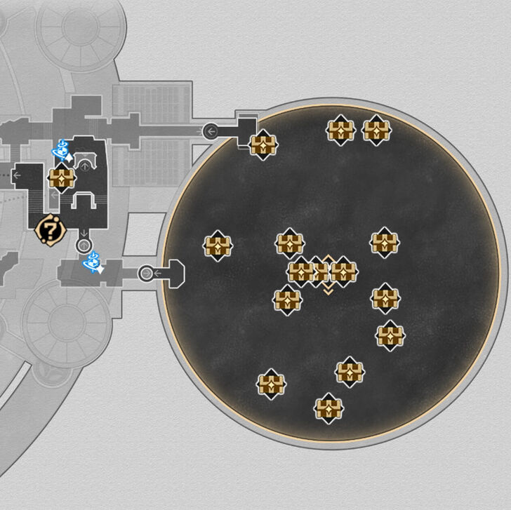 HSR - Cloudedge Bastion Ruins F3 East Map