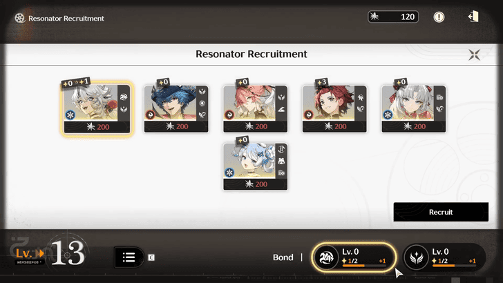 Wuthering Waves Recruit Resonators