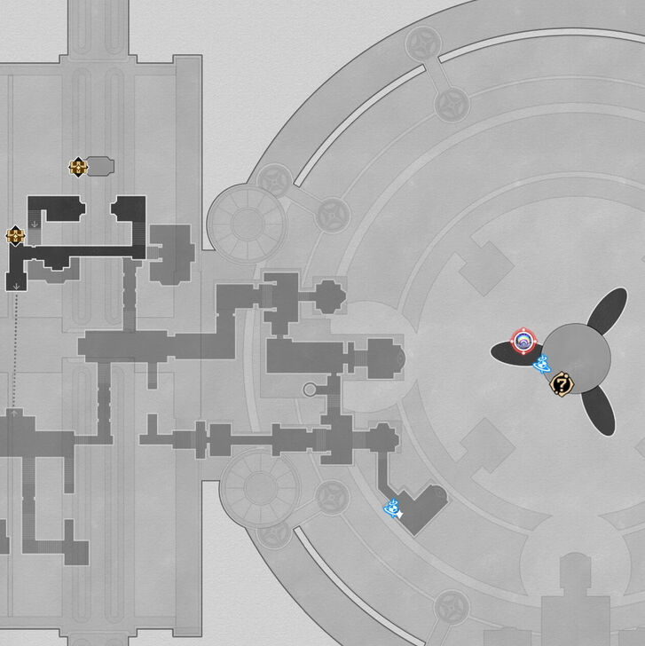HSR - Fortress of Dome Eye of Twilight F3 Map