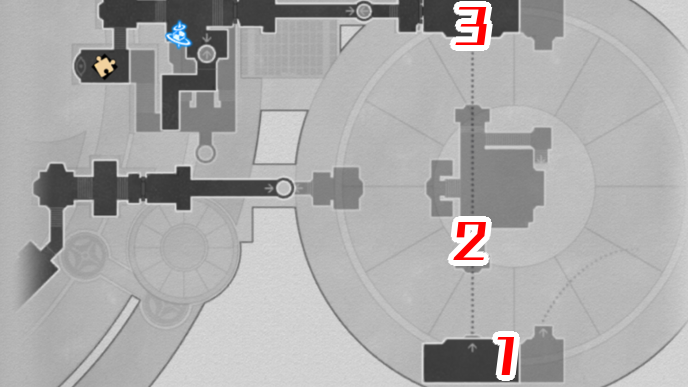Honkai Star Rail - Fortress of Dome Eye of Twilight Coins of Whimsy Locations F2