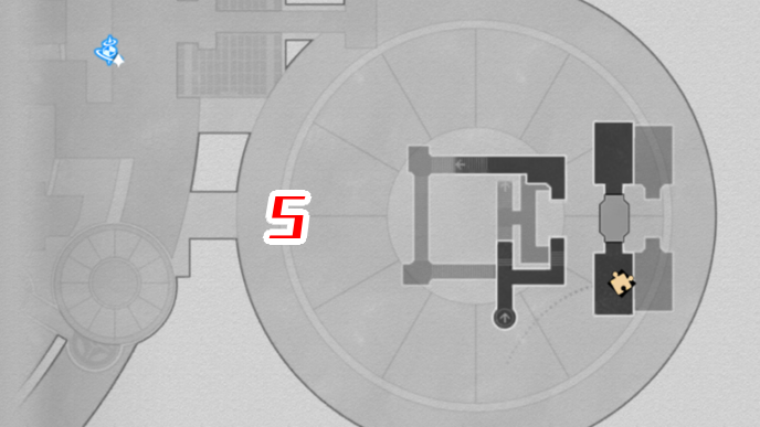 Honkai Star Rail - Fortress of Dome Eye of Twilight Coins of Whimsy Locations B2