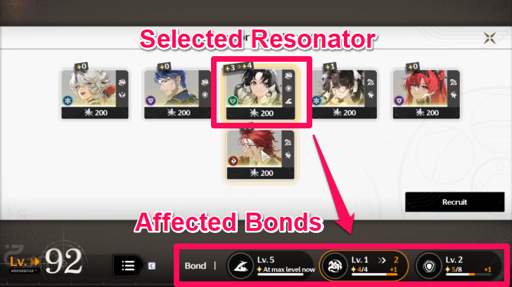 Resonator Recruitment in Dreaming Deep