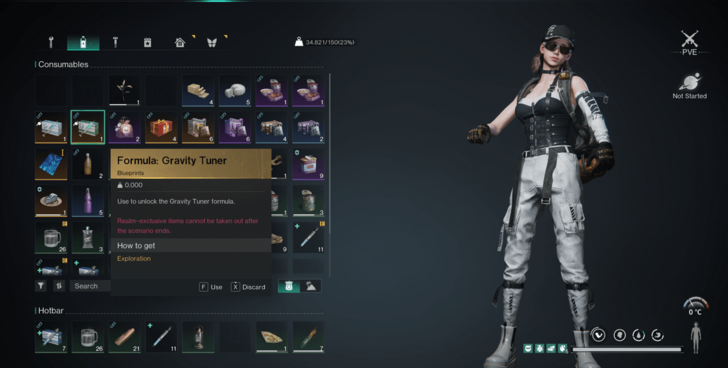 Blueprint - Starfall Inversion Items List