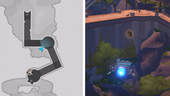 Honkai Star Rail - Dragonbone City Styxia - Coin of Whimsy 1 Location